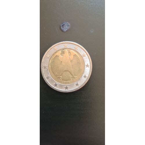 Pièce 2 Euros Rare De 2002 Gravé Allemagne