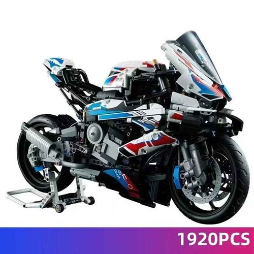 Décennie S De Construction De Moto Pour Garçons,Jouet Difficile,Modèle D'assemblage,Cadeaux Créatifs,Décoration De Simulation - Type Blue 1920pcs Bagged