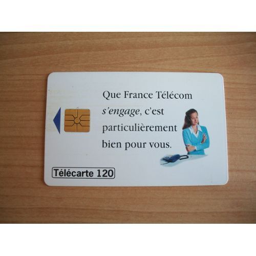 Télécarte 120 - France Télécom S'engage
