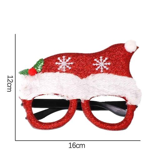 Lunettes De Noël Décoratives En Plastique Pour Enfants,Accessoires Photo,Accessoires De Costume De Fête,Cadeau De Noël,2024