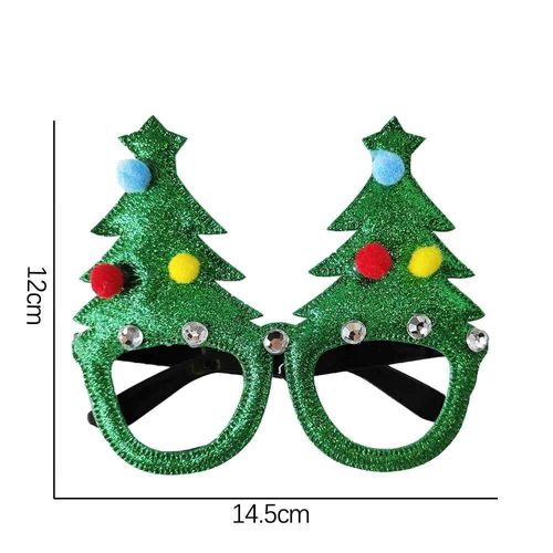 Lunettes De Noël Décoratives En Plastique Pour Enfants,Accessoires Photo,Accessoires De Costume De Fête,Cadeau De Noël,2024