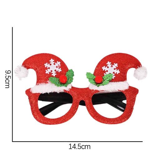 Lunettes De Noël Décoratives En Plastique Pour Enfants,Accessoires Photo,Accessoires De Costume De Fête,Cadeau De Noël,2024
