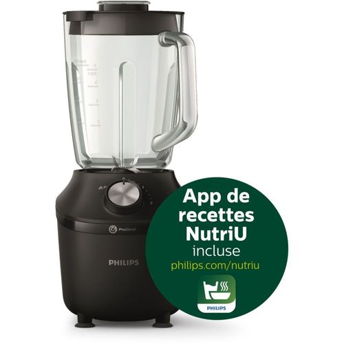 philips - blender 1.25l 600w noir - hr2291/41