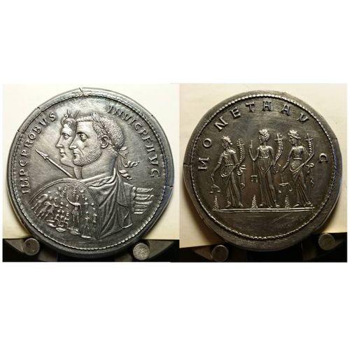  Médaillon Probus Etain Reproduction