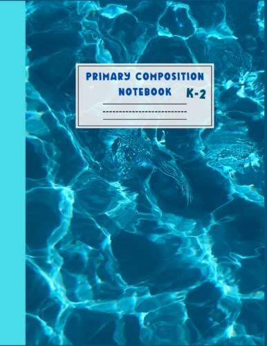 Primary Composition Notebook : Beach Kindergarten Story Paper For Kids Write And Drawing For Children Gift From Dad And Mom