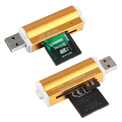 USB 2.0 Lecteur de Carte Mémoire Flash Multi SDHC TF M2 MS MMC