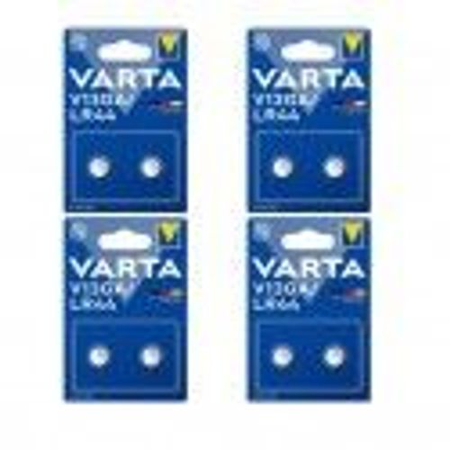 8 piles Varta V13GA LR44