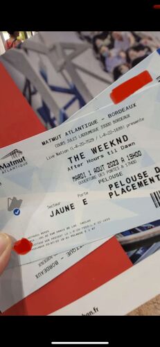 Vente Place Concert The Weeknd Bordeaux