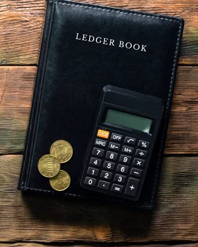 Accounting Ledger Book: Simple Accounting Ledger For Bookkeeping And Small Business Income Expense Account Recorder & Tracker Logbook