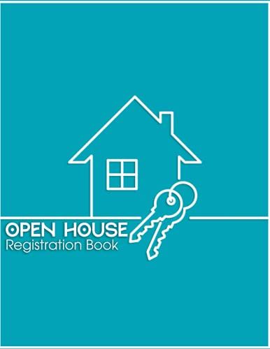 Open House Registration Book: Registration Sheet Property Developers Owner Contact Details Pages Book, Brokers | 8.5" X 11" 120 Pages