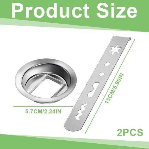 Accessoire Pour Pâtisserie En Acier Inoxydable Embout À Biscuits Compatible Kitchenaid Hachoir Et Robot De Cuisine[CHU10501367]