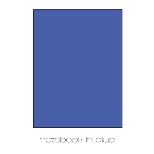 Notebook In Blue: 6"X9" College Ruled 120 Page Notebook