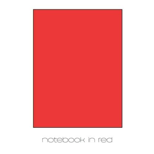 Notebook In Red: 6"X9" College Ruled 120 Page Notebook