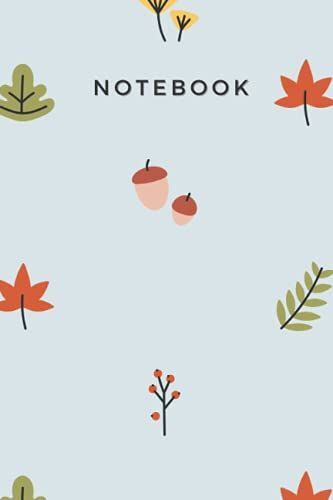 Fall Themed Notebook: Fall Notebook, 200 6x9 Lined Pages