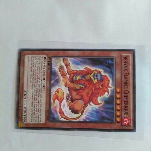 Sphynx Flamme Chimérique - Cblz-Fr030 - 1ere Édition - Carte Yu-Gi-Oh 