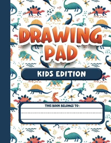 Drawing Pad Kids Edition: Large Sketchbook For Drawing, Doodling, And Making Art With Mermaid Cover (Kids Sketch Pad)
