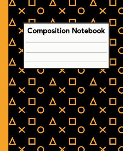 Video Game Composition Notebook: Wide-Ruled | Writing Notebook For Kids, Teens, Adults | 7.5"X9.25" (100 Pages)