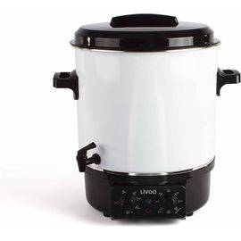 SUBZONAL-Stérilisateur à bocaux électrique - Puissance 1800W, thermostat et minuterie réglables, haute performance, capacité 27L, acier émaillé