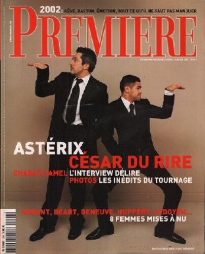 Revue Cinéma Première N° 299 Chabat / Jamel , 8 Femmes , Evenements 2002