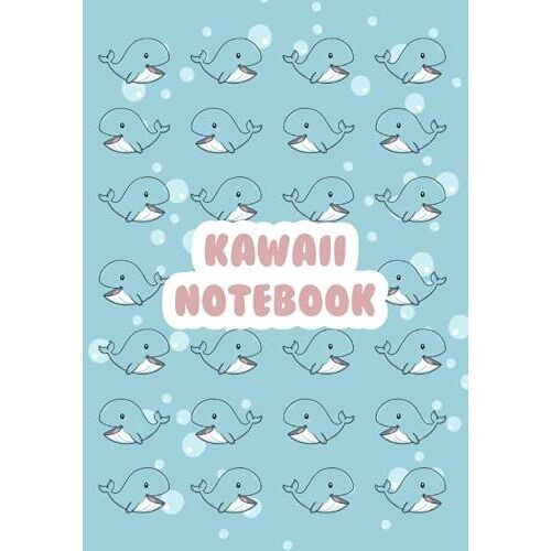Kawaii Notebook: 120 Pages College Ruled - Size 7"X10" - Japanese Art Journal For Kids Boy And Girl