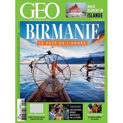 Geo 454 Birmanie Le Pays De L'année