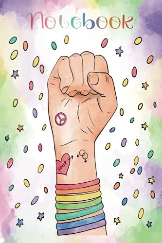 Notebook: Journal College Ruled Lined Composition Notebook Diary For Proud Equality, Lgbt Gay Lesbian Pride Gifts