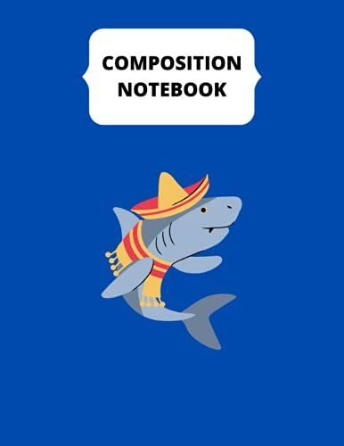 Shark Primary Composition Notebook K-2: Composition Notebook For School And Play 8.5"X 11" 120 Pages: Primary Composition Notebook A Wonderful ... To Study And Play For Drawing As Well