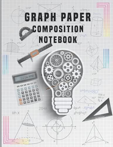 Graph Paper Composition Notebook: Quad Ruled Grid Composition Notebook For Math And Science Students