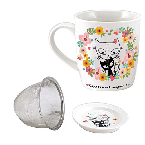 Tisanière Springy En Porcelaine Avec Infuseur