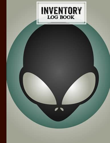 Inventory Log Book: Inventory List Notebook Alien Cover, Large Inventory Log Book - 120 Pages, Size 8.5" X 11" For Business And Home By Sophia Simon