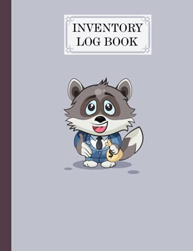 Inventory Log Book: Businessman Wolf Cover Inventory Log Book, Inventory Log Book For Business | Simple Inventory Tracker, 120 Pages, Size 8.5" X 11" By Hagen Jost