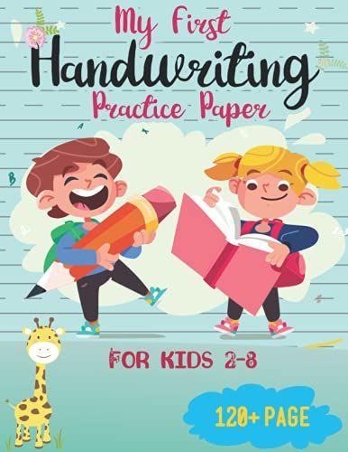 My First Handwriting Practice Paper: Composition Notebook Grades K-3 Blank Dotted Midline Journal For Kids Learning To Write