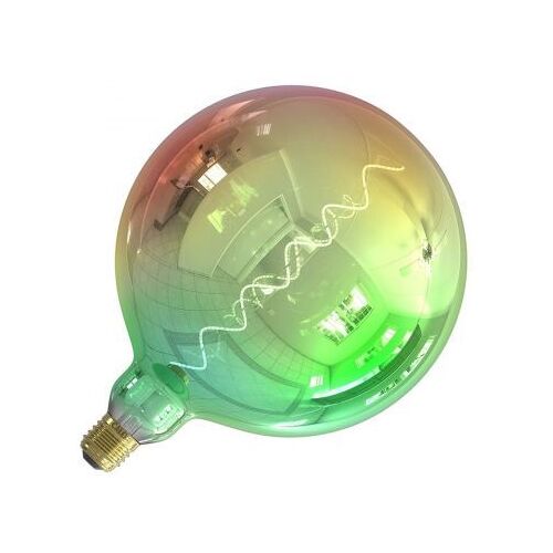 Calex Kalmar - Led Ampoule Globe - E27 Dimmable - 4w 200mm Metallic Opale