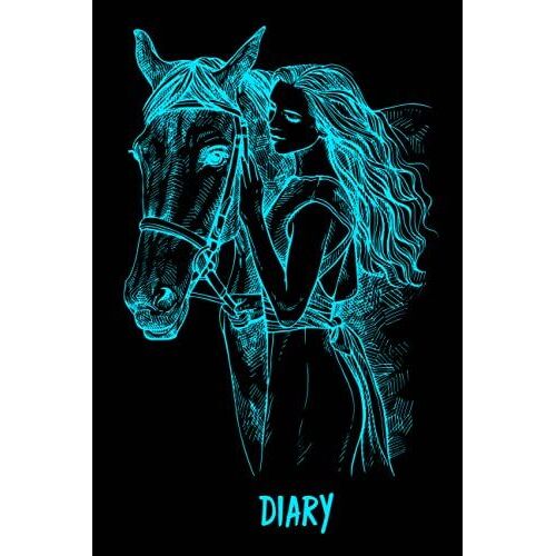 Horses Girl Diary: Girls Horses - Notebook - Journal - Diary: Beautiful Gift For Rider I 120 Lined Pages To Record Ideas And Thoughts | Ca Dina5 | Gift For Horse Girls Or Horse Lovers