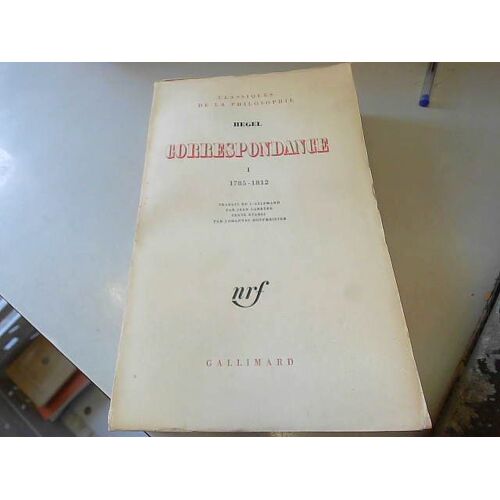 Broché - Correspondance, I