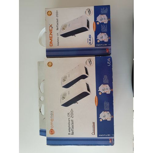 Lot de 3 adaptateurs CPL OMENEX NetSocket 200+