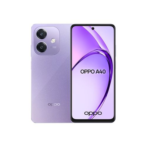 OPPO A40 16,9 cm (6.67") Double SIM Android 14 4G USB Type-C 4 Go 128 Go 5100 mAh Violet