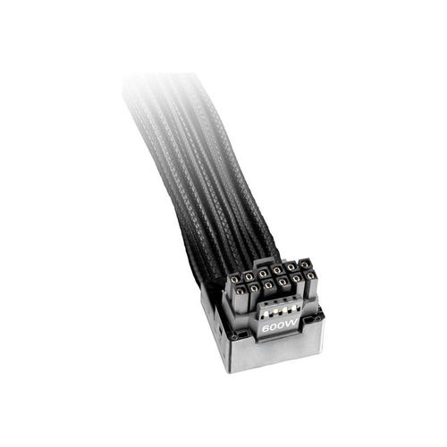 be quiet! - Câble d'alimentation - 12VHPWR (M) pour 12VHPWR (M) incliné - 70 cm - inversé - noir