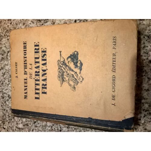 Manuel D'histoire De La Littérature Française