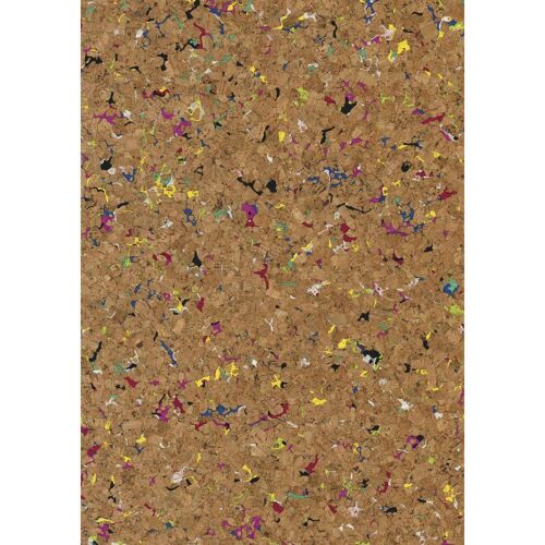 Tissu De Liège Granulat Coloré 45x30cm - Rayher