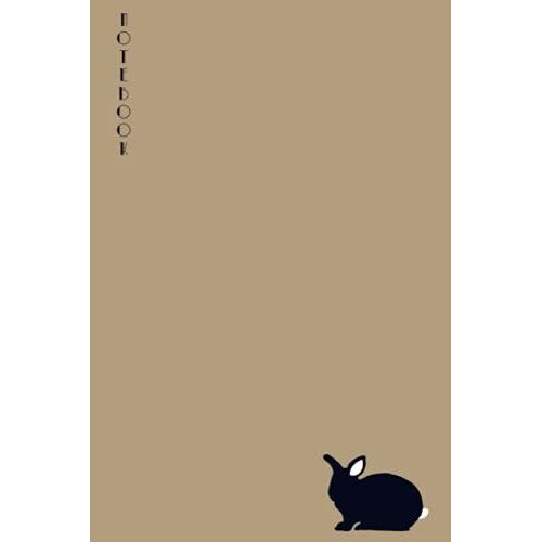 Rabbit Notebook: Cute Bunny | Minimal Style Notebook Journal With Narrow Ruled Paper | 120 Pages 6x9 | Rabbit Lover