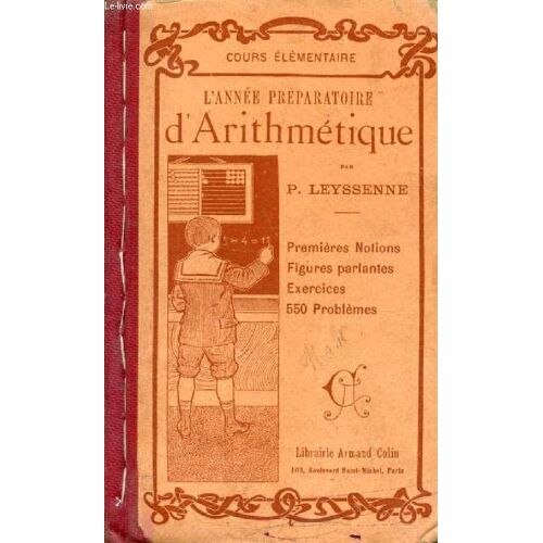 L'annee Preparatoire D'arithmetique
