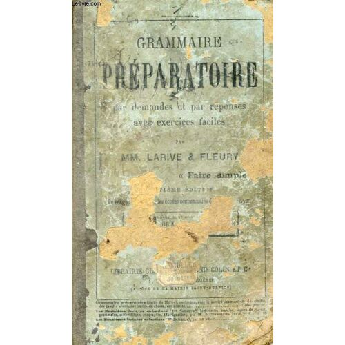 L'annee Preparatoire De Grammaire