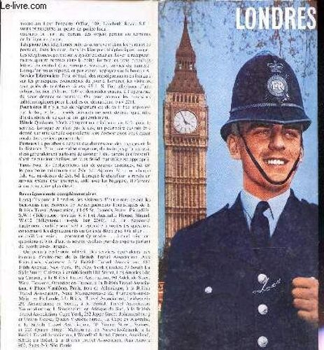 1 Brochure Depliante : Londres.