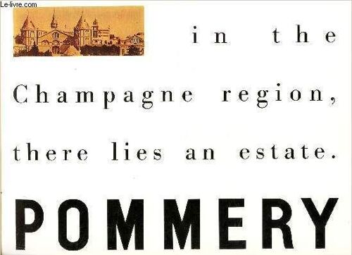 Plaquette : In The Champagne Region, There Lies An Estate Pommery.