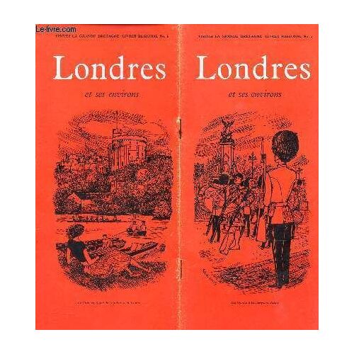 1 Brochure : Londres Et Ses Environs  /  N° 1 De Comme To Britain - Area Booklet