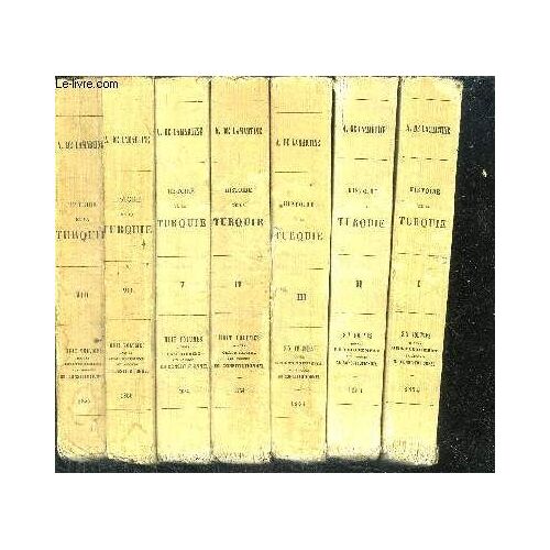 Histoire De La Turquie - 7 Volumes - Tomes 1 À 8 - Manque Tome 6
