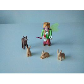 Playmobil Fée Volante Et Animaux