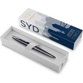Parker Stylo-Bille Jotter Spécial Edition Sydney Pointe Moyenne Bleue