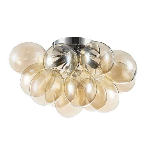 Balbo Plafonnier Semi-Encastré Nickel, 4 Lumières, G9